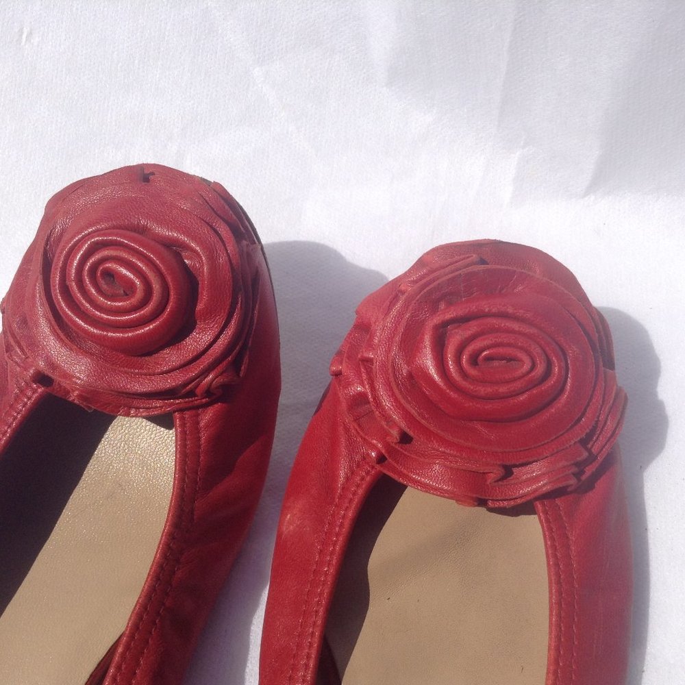 VALENTINO GARAVANI ATELIER SHOES ROSE BALLET FLATS - Picture 8 of 9